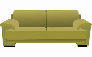 Sleeper Sofa PNG Free Photo