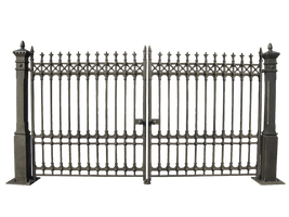 Steel Gate Metal Free Photo - Free PNG