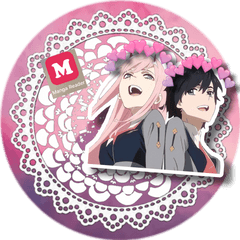 Anime Manga Reader Hiro And Sticker - Girly Png