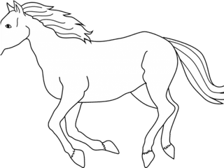 Clipart Of The Day - White Horse Clipart Png