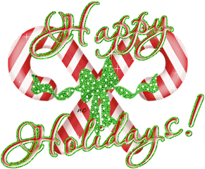 Happy Holidays Candy Canes Gif - Happyholidays Candycanes Glitter Discover U0026 Share Gifs Animated Happy Holidays Clip Art Png