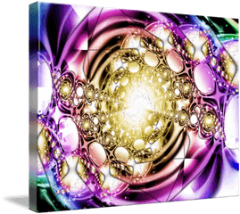 Disco Lights Fractal - Graphic Design Png