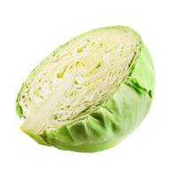 Cabbage Green Half Free Photo - Free PNG