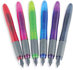 Splendid Fountain Pen Purple - Fountain Pens Clipart Full Clipart Se Of Pens Png