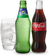 Wagamama Menu Drinks - Coke And Sprite Png