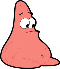 Naked Pat - Patrick Star Sad Naked Png