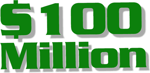 Download 100 Million Dollars Png - Clip Art