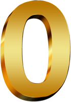 Number Gold Free Transparent Image HD - Free PNG