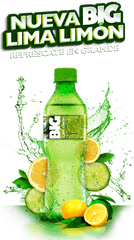 Gaseosas Big Cola De Limon - Carbonated Soft Drinks Png