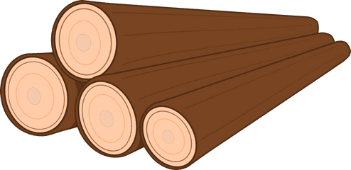 Log Perspective - Logs Clipart Transparent Background Png