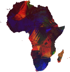 Coar In Africa - Creative Africa Map Png