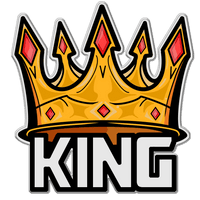 Logo Sticker Paper King Free PNG HQ