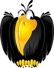 Cartoon Crow Clipart Png