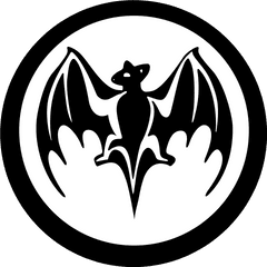 Bacardi Bat Logo Png Transparent Svg - Logo Bacardi Bat