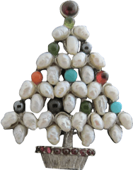 Png Swoboda Rice Pearls Gemstones - Christmas Tree