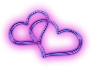 Pink Heart Clipart Transparent Png - Stickpng Neon Purple Icon Png