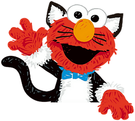 Cute Elmo Sesamestreet Trickortreat Halloween - Sesame Sesame Street Halloween Png