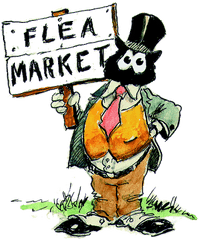 Somewhat Amazing Flea Market Finds - Flea Market Flea Cartoon Png