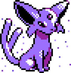 Espeon Mondays - Espeon Pixel Art Png