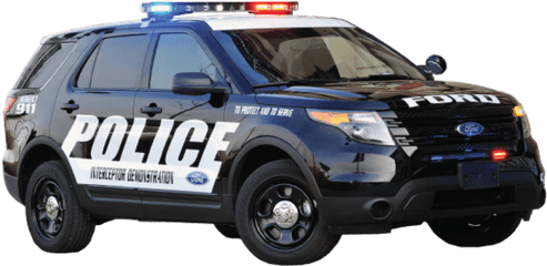 Transparent Police Car Hd - Police Cars In America Png