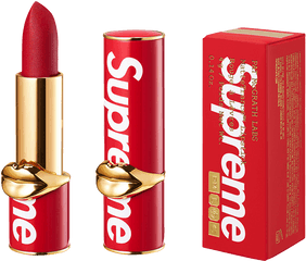 Supreme Drops A New Lipstick With Pat Mcgrath Dieline - Pat Mcgrath Lipstick Supreme Png