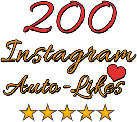 Download 200 Instagram Auto Likes Per Post - Instagram 4 And A Half Stars Png