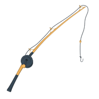 Pole Vector Fishing Bass Download HD - Free PNG