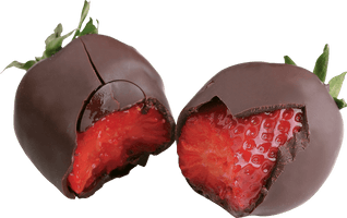 Strawberry In Chocolate Png Image