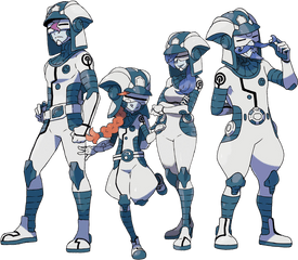 Pokemon Ultra Sun And Moon 3ds - Pokemon Ultra Recon Squad Png