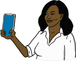 Michelle Obama First Lady Gif - Phone Banking Gif Png