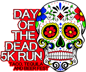 Day Of The Dead 5k - Mexican Sugar Skull Coloring Sheet Png