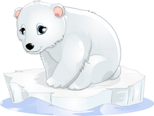 Download Polar Bear Transparent - Cute Polar Bear Clipart Png