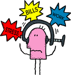 3 Powerful Questions That Get You Major Progress - Stress Stress Bills And Work Png