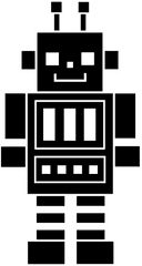 Download Black Robot Silhouette - Robotics Black And White Robot Clipart Black And White Png