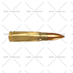 Png Image With Transparent Background - Bullet