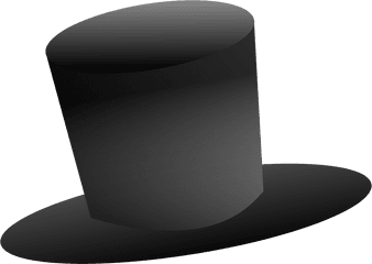 Free Top Hat Transparent Background - Cartoon Top Hat Transparent Background Png