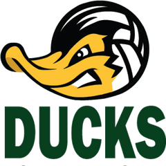 Ducks Volleyball U2013 Forever Family Fearless - Ducks Beach Volleyball Logo Png