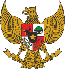 Garuda Emblem Of Thailand Broad Wings Png Transparent - National Emblem Of Indonesia