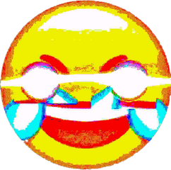 Dank Meme Laser Laughing Emoji Crying - Laughing Crying Emoji Meme Png