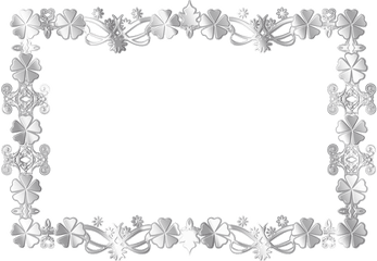 Floral Frame Png - White Flower Border Png