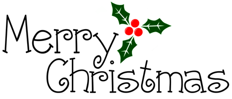 Text Christmas Happy Free Clipart HD - Free PNG