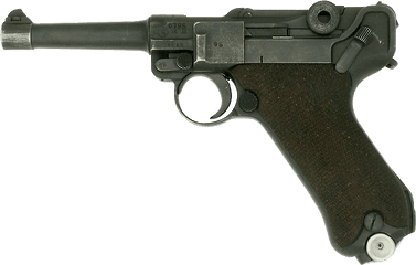 Download Luger German Handgun Png Image - Luger P08 Png