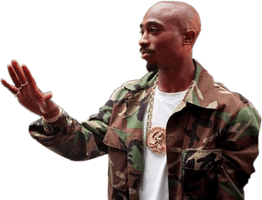 Tupac Shakur Clipart - Free PNG