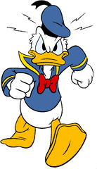 Library Of Angry Royalty Free Disney Png Files - Donald Duck Being Angry