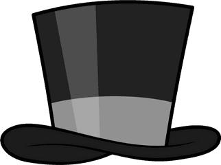 Top Hat Drawing Cartoon Clip Art - Top Hat Clipart Transparent Png