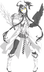 Black And White Anime Png - Supernatural Creature