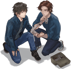 Steve Harrington Dead By Daylight Tumblr Red - Sitting Png