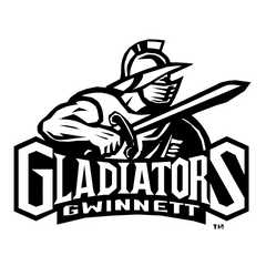 Gladiator Png - Gwinnett Gladiators Logo Black And White Logo Atlanta Gladiators