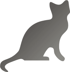 Grey Cat Silhouette Png Clip Arts For - Grey Cat Silhouette Png