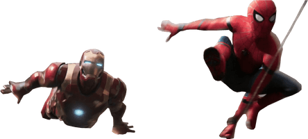 Spiderman Flying Iron Free Transparent Image HQ - Free PNG